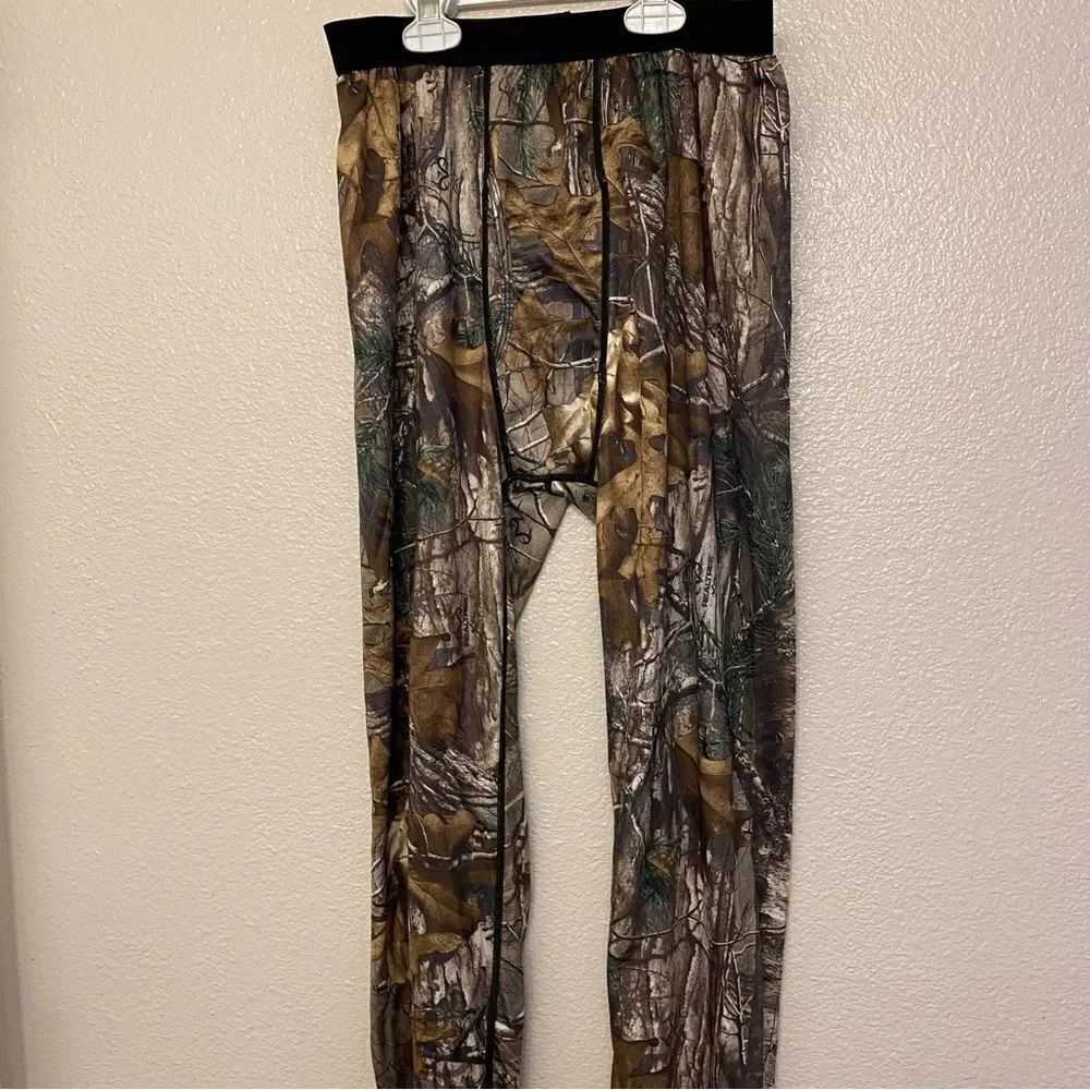 Game Winner base layer long johns Hunting Gear Wick  Camo pants mens M